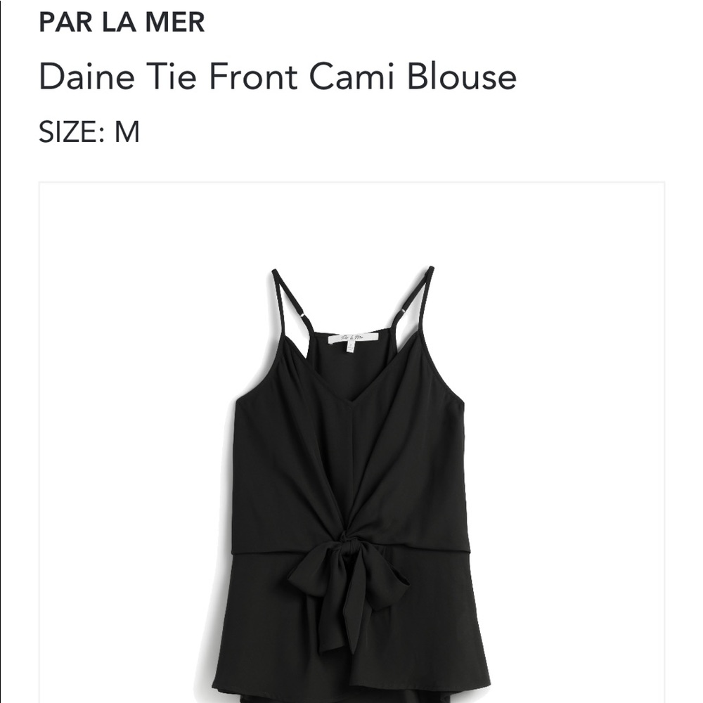 Par La Mer - Tie Front Top